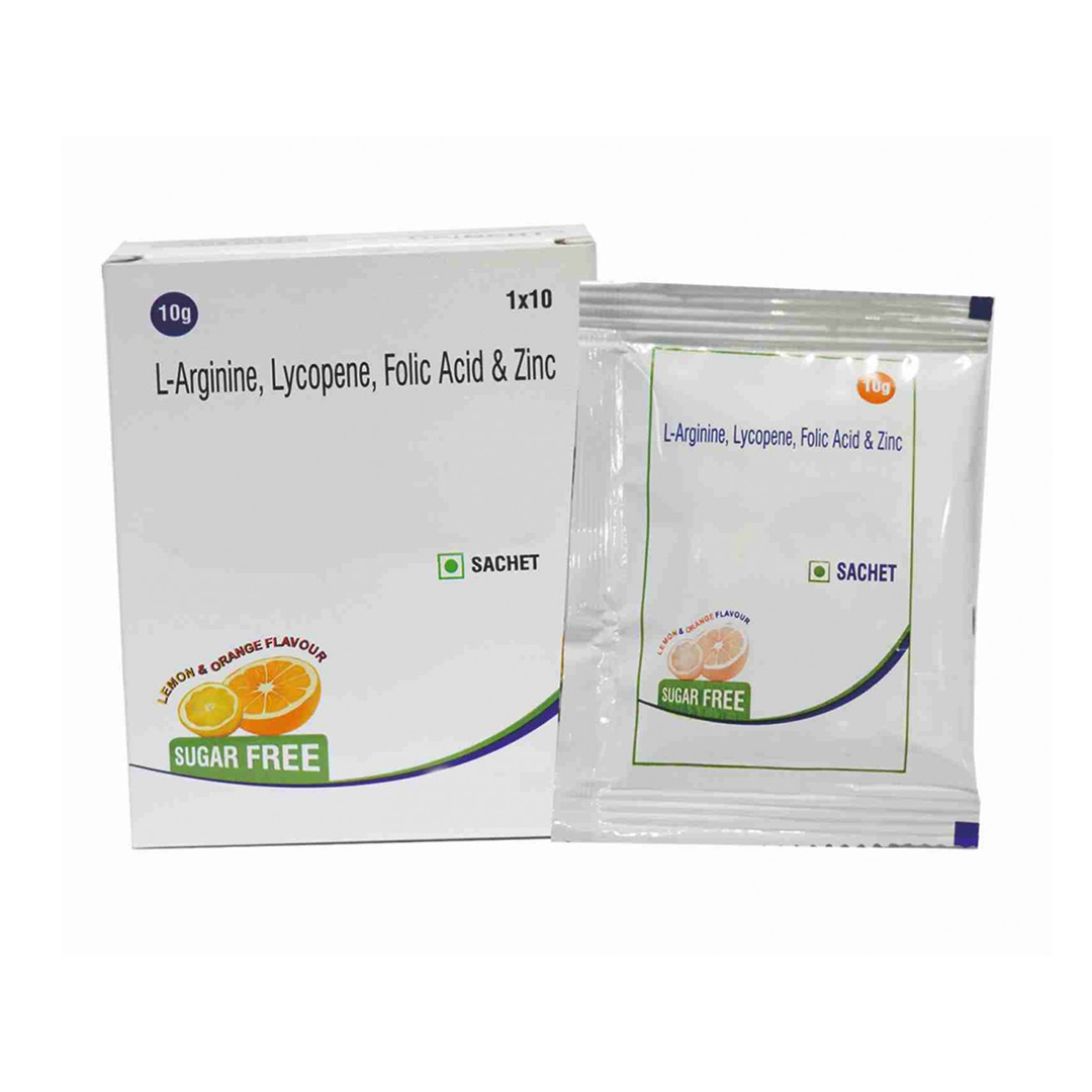 L-Arginine, Lycopene, Folic Acid and Zinc